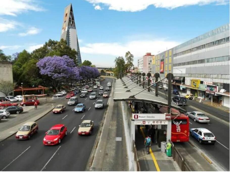 Depto Equipado, A Min Del Centro Historico, Cdmx. Apartman Mexikóváros Kültér fotó